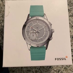 Fossil Q Hybrid watch.